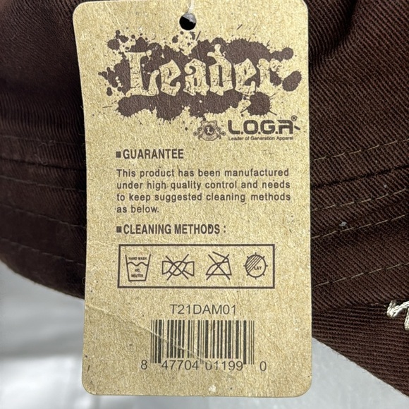 (W4) Vintage Leader L.O.G.A. Dance Cap, Y2K Rhinestone Mom Adjustable - Picture 6 of 11